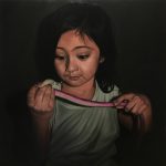 Kiko Urquiola, "Tamang Himala", Oil on Canvas, 36 x 36 inches, 2020