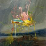 Victoria, "Reactor", Oil on Canvas, 41 x 31 cm, 2020.