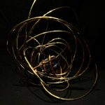 #8. “Purify”, 14”x15”x12”, black tourmaline, copper, brass 2020