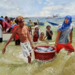 Daniel Yu "Hanap Buhay" Oil on Canvas, 24 x 30 inches, 2021