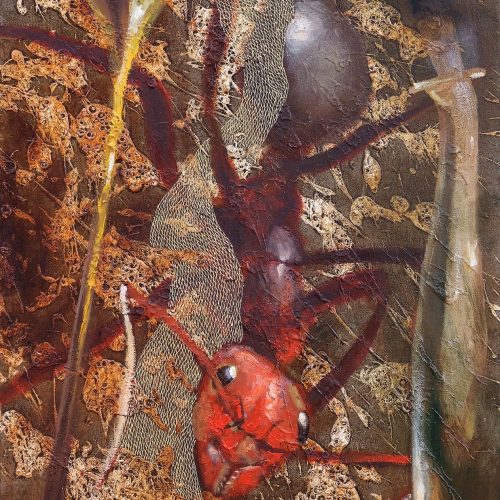 Noel Elicana, Brave Ant, 30 x 18 inches, 2020