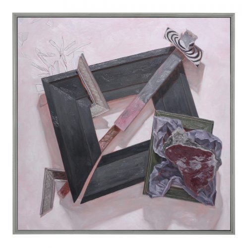 Steven Natal, Untangled, Oil on Canvas, 24 x 24 inches, 2021